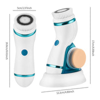 Brosse nettoyante visage | 4 en 1 | Un nettoyage en profondeur pour une peau éclatante - Somptuoz™