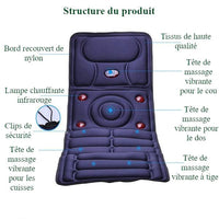 Coussin chauffant avec tapis de massage vibrant | Éfficace sur tout le corps - Somptuoz™